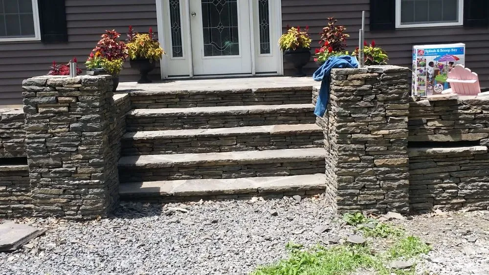 Affordable outdoor landscaping experts serving Kingston, NY - Francisco Stone work