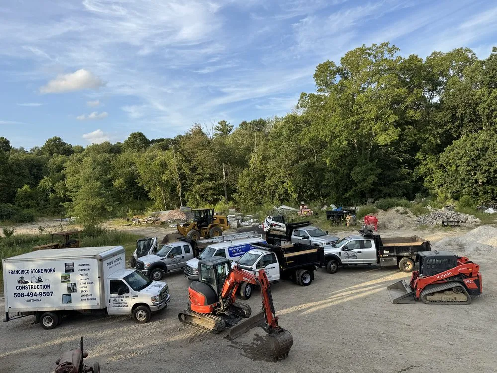 Custom garden landscaping in Sutton, MA by Francisco Stonework