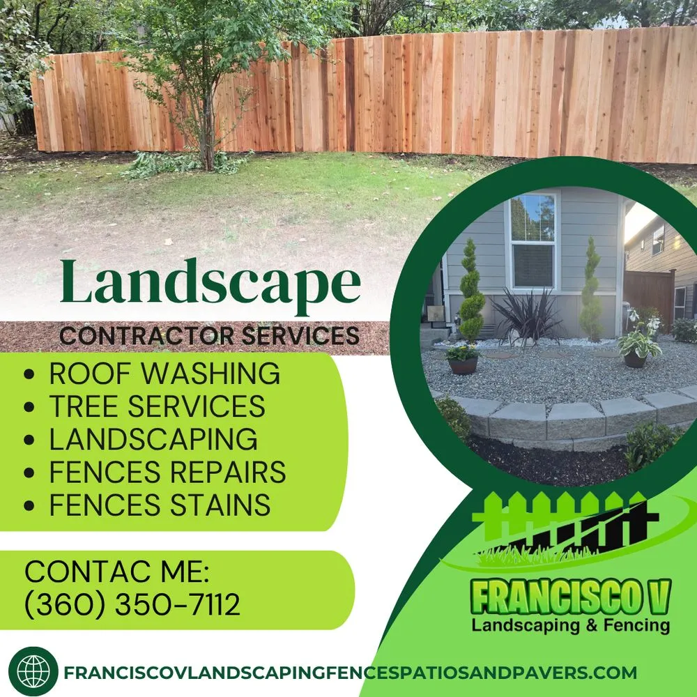 Affordable outdoor landscaping experts serving Lacey, WA - Francisco V Landscaping and Fencing