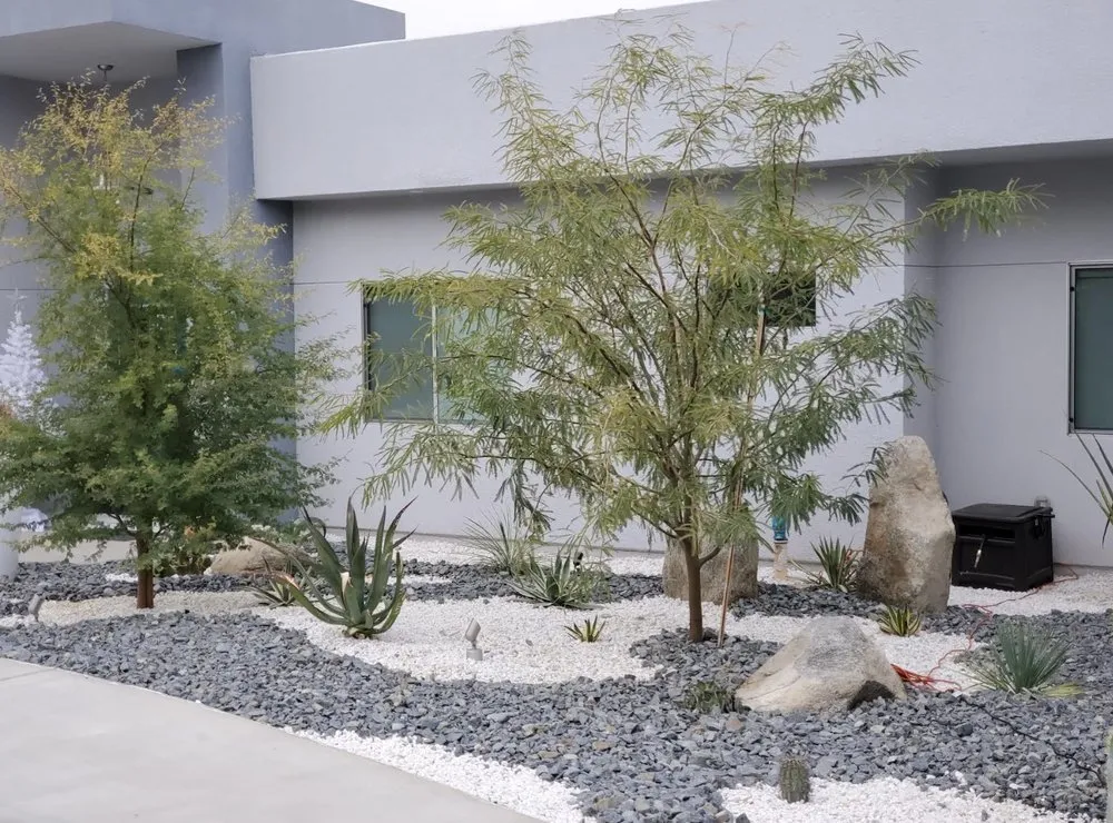 Custom landscape installation in Beaumont, CA by Franco Landscaping