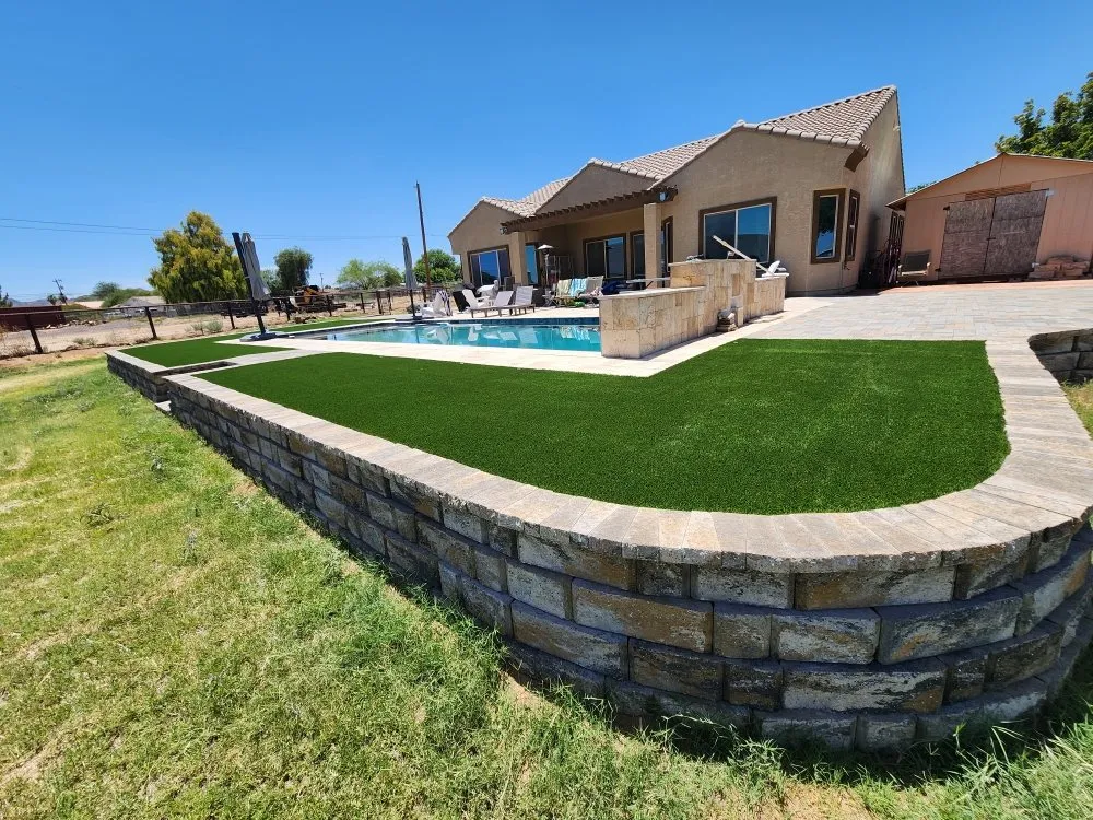 Professional outdoor landscaping in Mesa, AZ by Francysco Landscaping