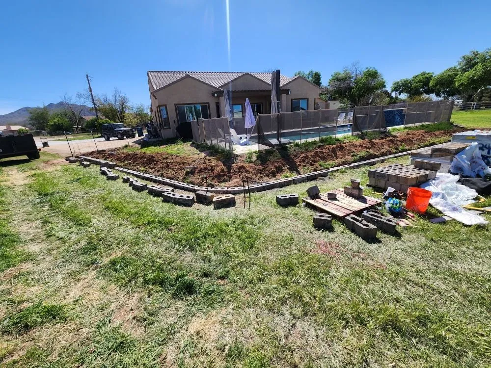 Custom garden landscaping in Mesa, AZ - Francysco Landscaping