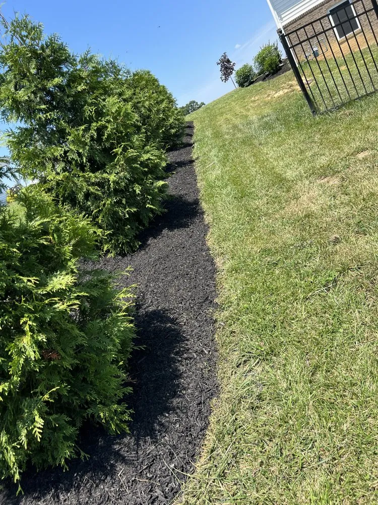 Custom residential landscaping with custom design in Pulaski, VA by Frank and Will Lawn Care