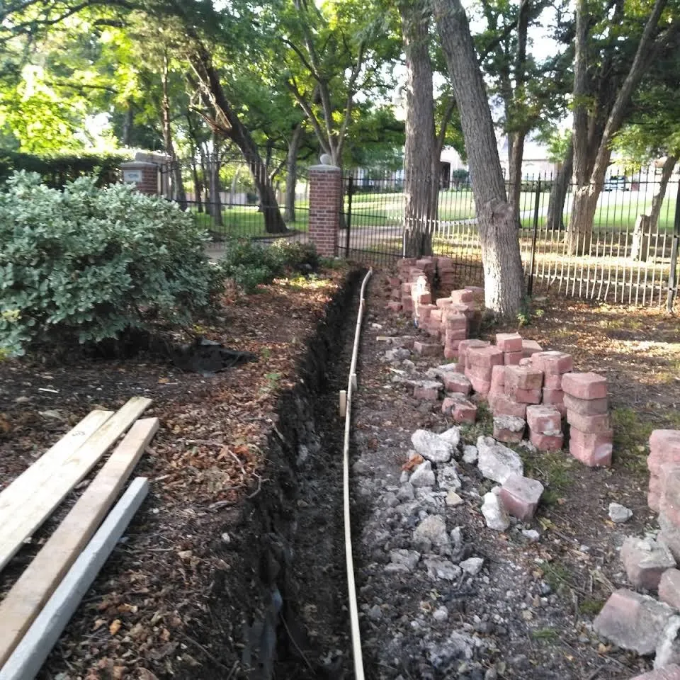 Professional yard cleanup service for residential properties across Dallas, TX - Frank Irrigation & Landscaping