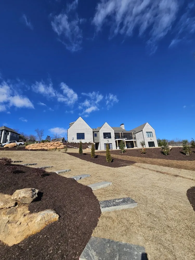 Custom lawn mowing service in Greenville, SC by Frank Landscaping