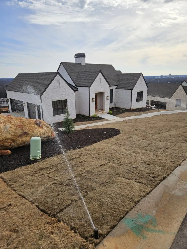 Professional residential landscaping in Greenville, SC by Frank Landscaping