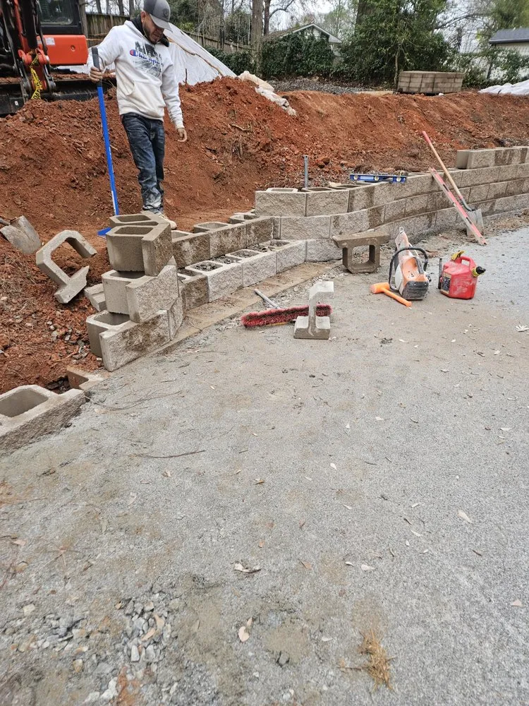 Professional yard cleanup service in Greenville, SC by Frank Landscaping