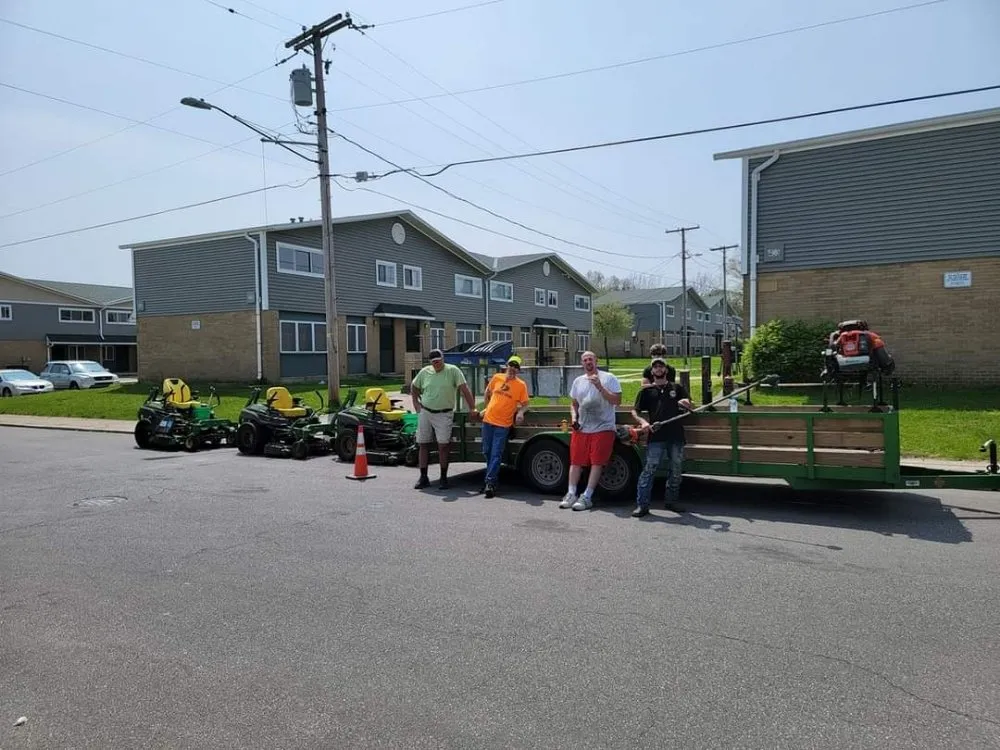 Custom yard cleanup service with custom design across Elkhart, IN - Frankenberger Lawn Care