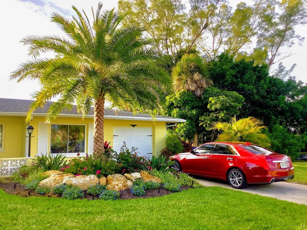 Expert lawn mowing service for outdoor upgrades in North Port, FL by Franklin's Landscape