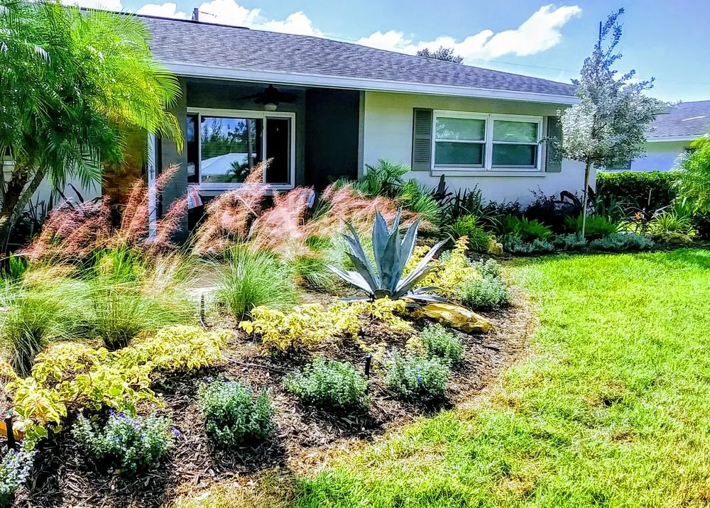 Professional residential landscaping in North Port, FL by Franklin's Landscape