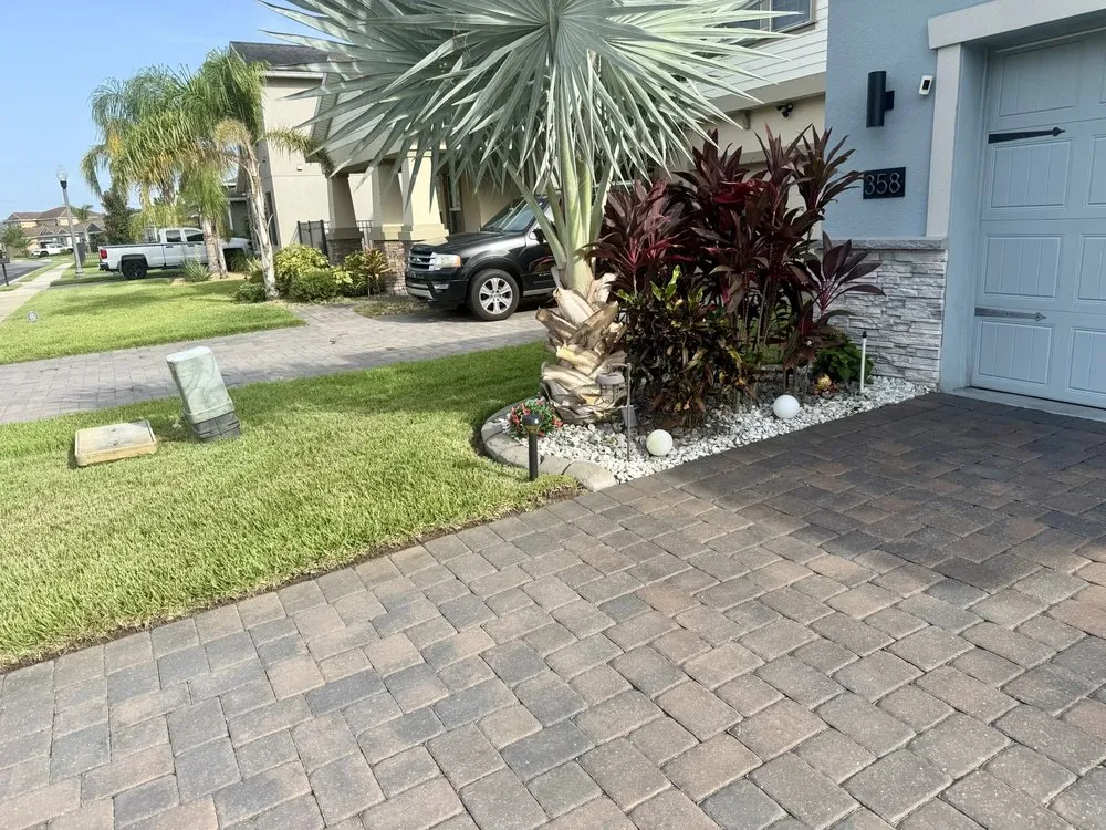 Affordable lawn mowing service in North Port, FL by Franklin's Landscape