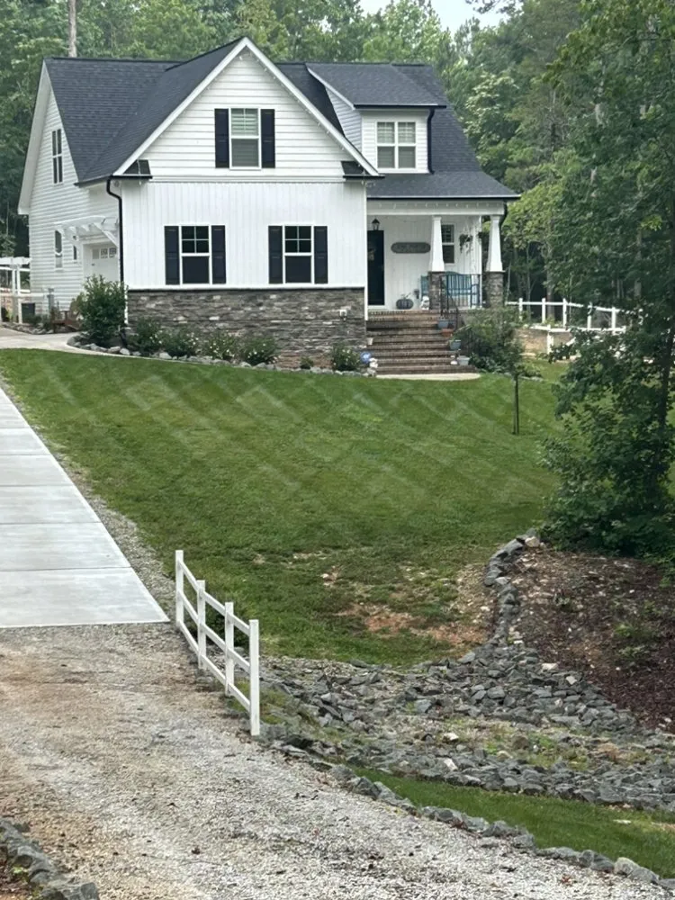 Professional outdoor landscaping for beautiful yards across Oxford, NC - Franklin's Professional Lawn Care
