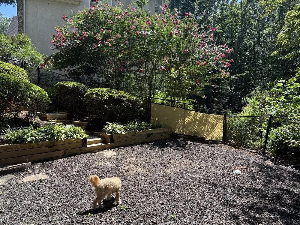 Custom residential landscaping in DULUTH, GA by Franko's Construction