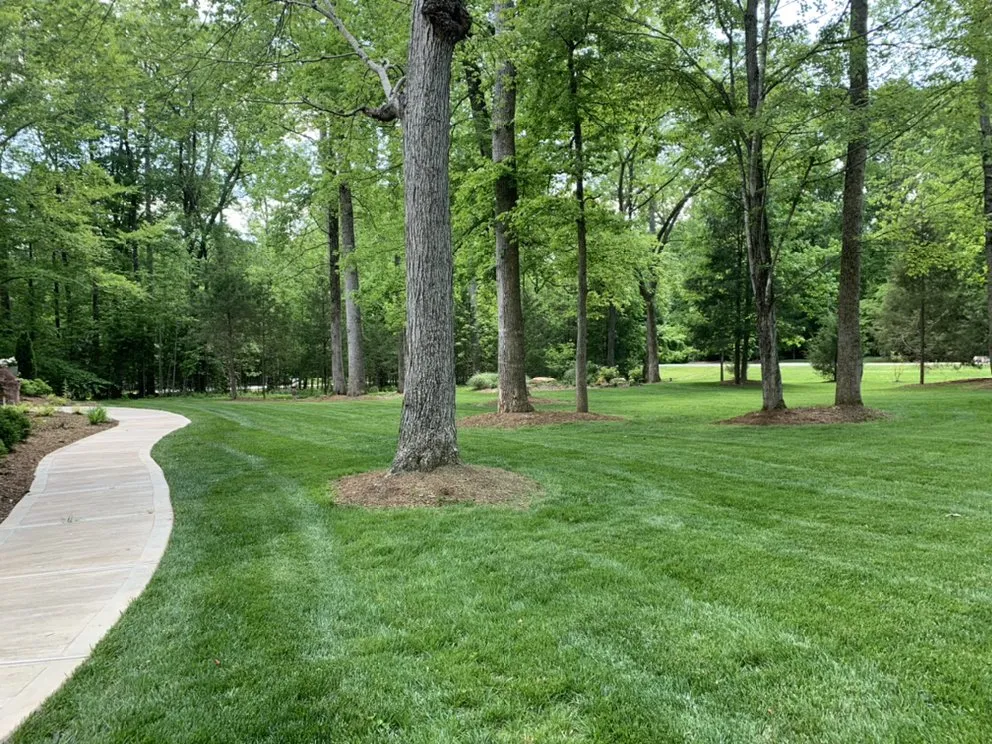 Custom landscape installation in Hillsborough, NC - Frank’s lawn care