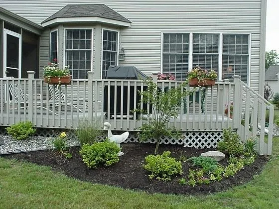 Professional garden landscaping in Audubon, NJ by Frank's Lawn Service