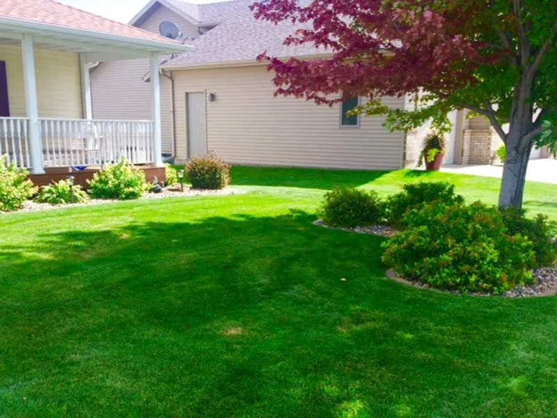 Professional landscape installation in Bismarck, ND - Franks Lawn Service