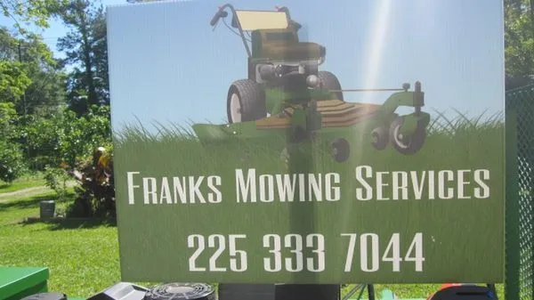 Franks Mowing Services Logo
