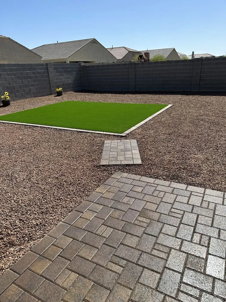 Custom outdoor landscaping near you in Buckeye, AZ by Franks Outdoor