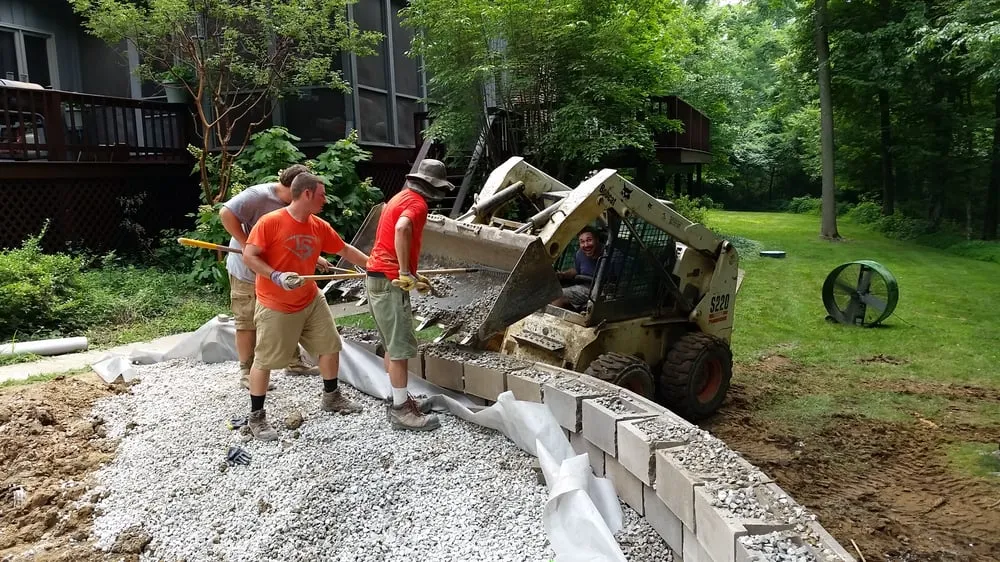 Local yard cleanup service for homes in Louisville, KY by Fransen Group