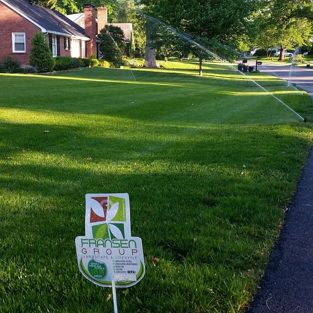 Professional residential landscaping with custom design across Louisville, KY - Fransen Group