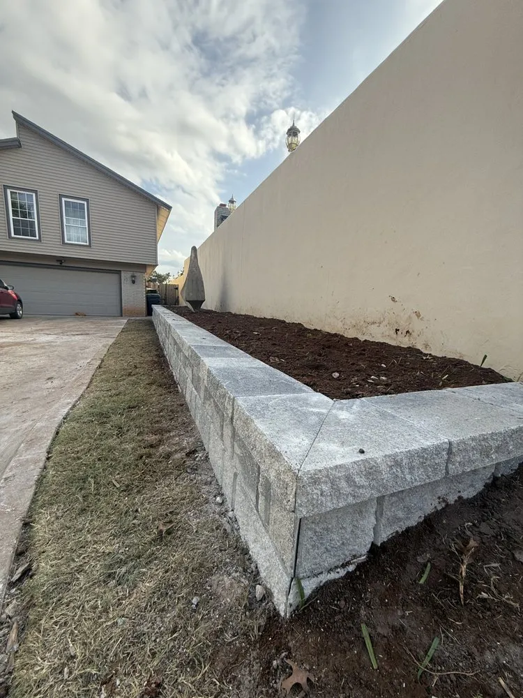 Custom garden landscaping in Oklahoma City, OK - Frausto’s Landscaping