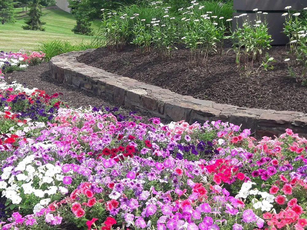 Professional garden landscaping for residential properties in Horsham, PA by Frazier Landscapers