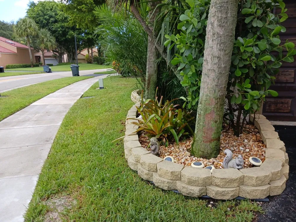 Reliable landscape design with custom design in Delray Beach, FL by Fred Gold Proof Pressure Cleaning