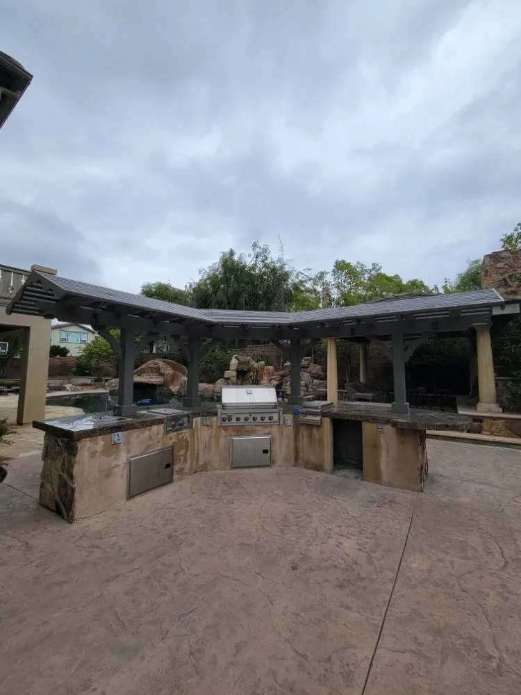 Custom outdoor landscaping in Yorba Linda, CA by Freddy's Landscaping