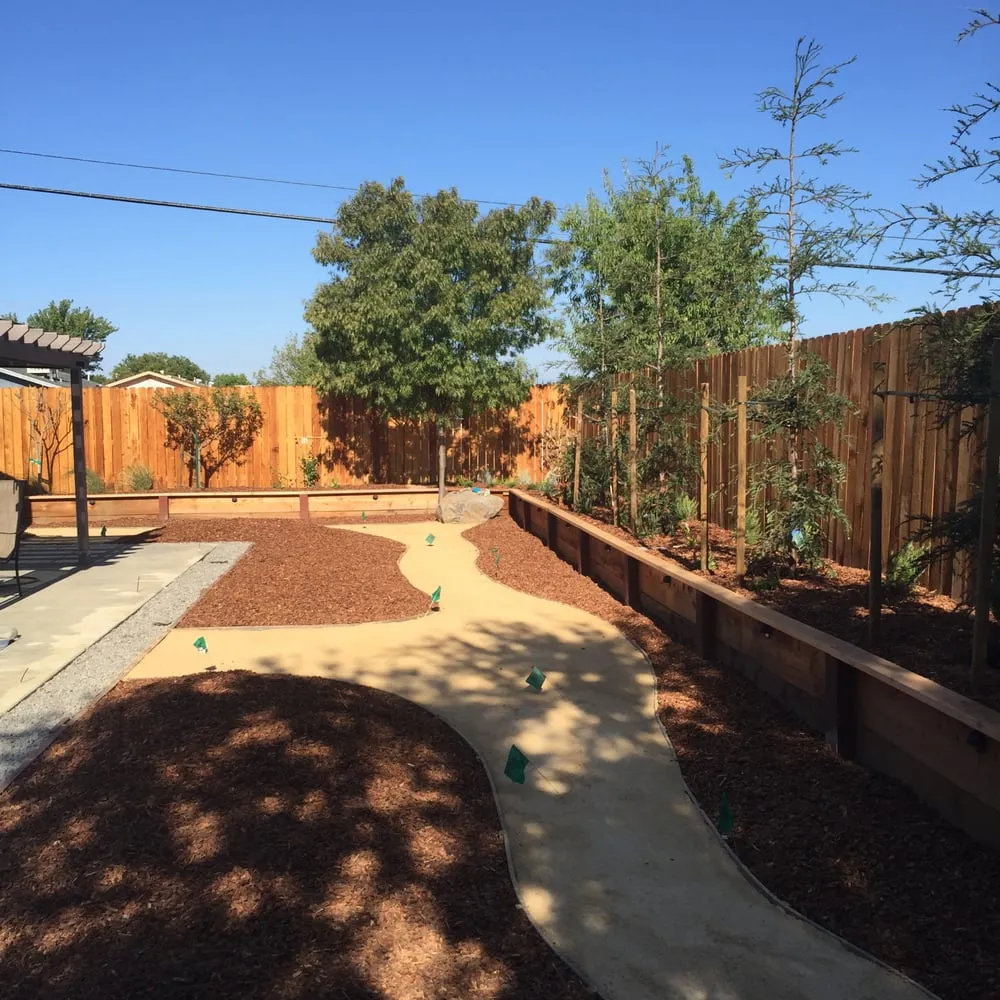 Top-rated landscape installation with custom design in Corning, CA by Frederic's Landscape & Tree Service