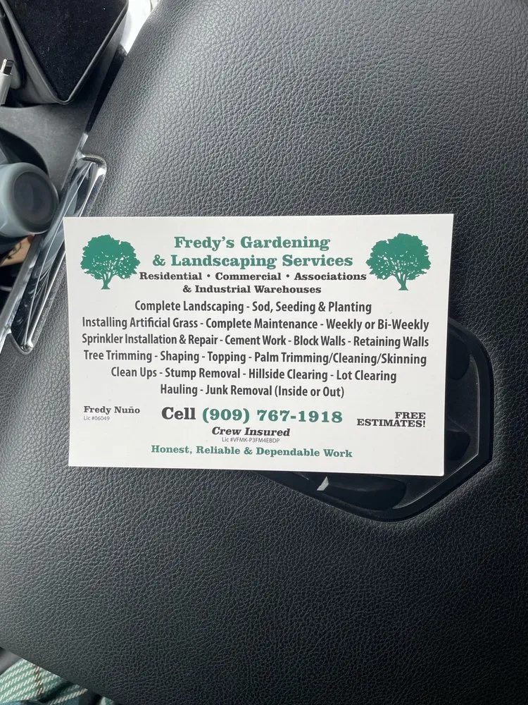 Reliable landscaping services in Rancho Cucamonga, CA by Fredy's Gardening & Landscaping Services