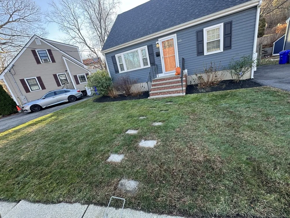 Custom landscape installation in Woburn, MA - Fredy’s Lansdcaping