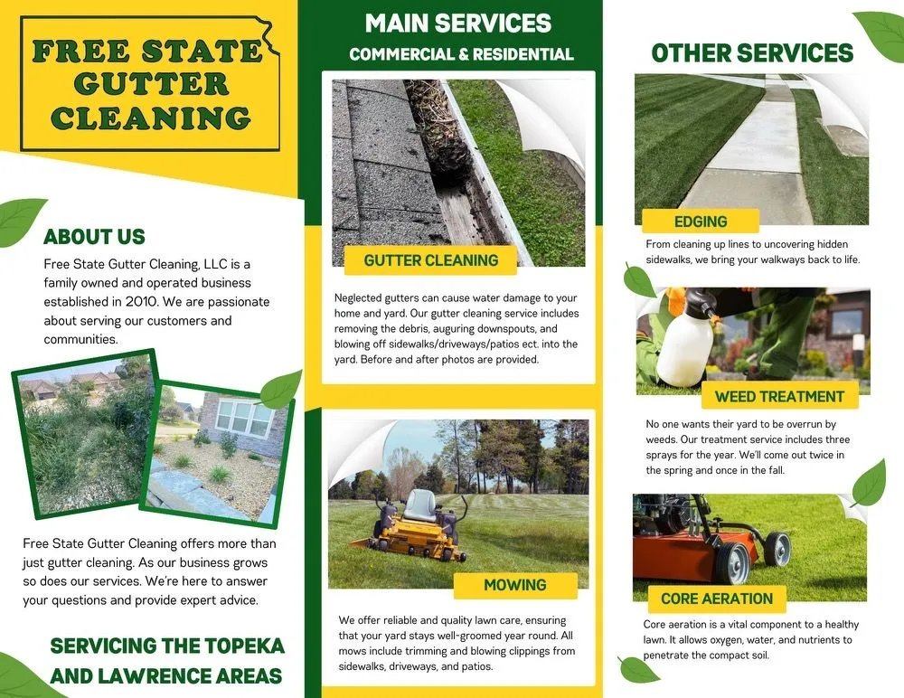 Expert landscape design in Topeka, KS - Free State Gutter Cleaning