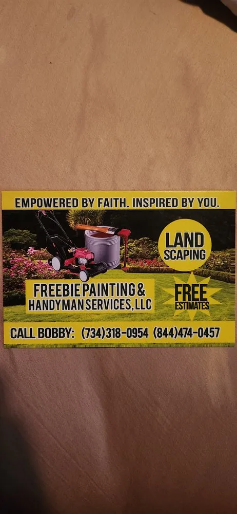 Professional lawn mowing service in St Helen, MI - Freebie Painting & Handyman Services