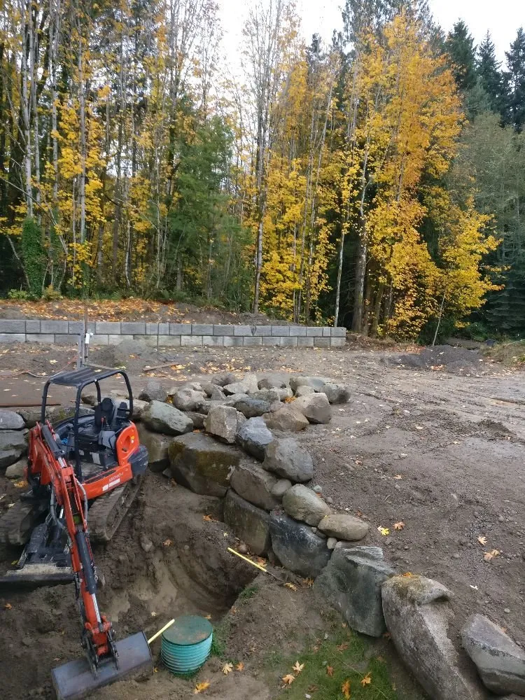 Reliable lawn mowing service with custom design across Poulsbo, WA - Freedom Excavation