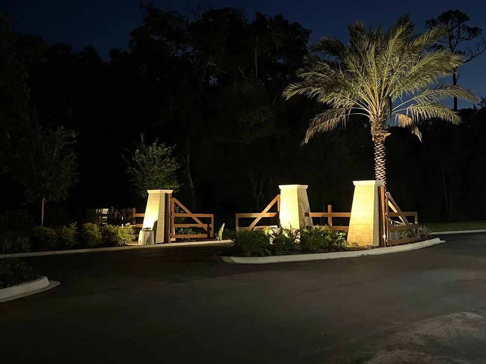 Professional landscape design for beautiful yards in Middleburg, FL by Freedom Lawn Care & Tractor Services
