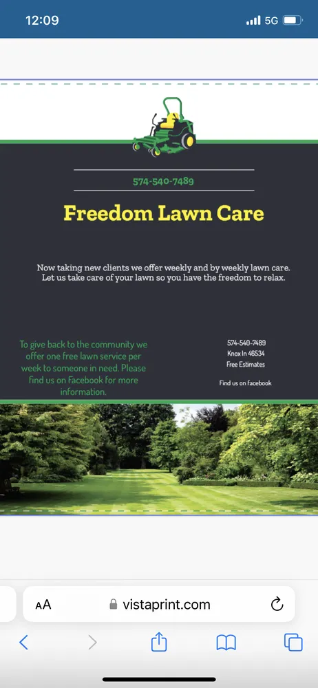 Reliable landscape design in Knox, IN - Freedom Lawn Care