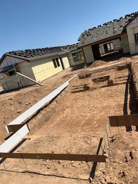 Custom landscape installation in Queen Creek, AZ by Freedom Mountain Excavation