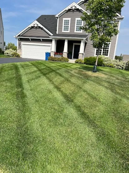 Local landscape design in Stacy, MN by Freedom Stripes Lawn Care
