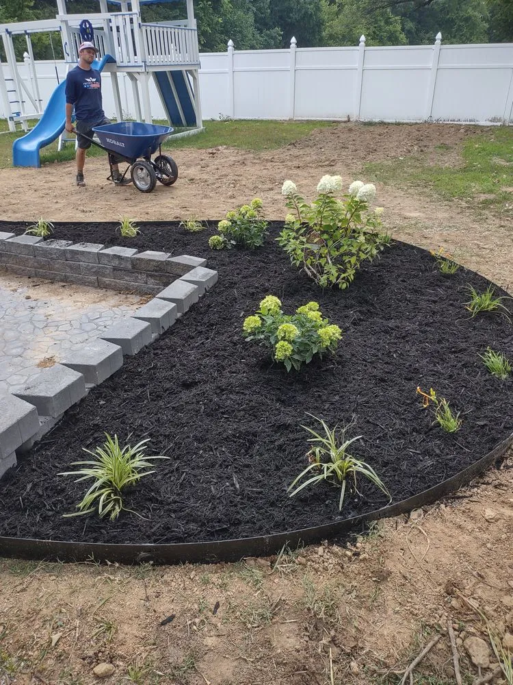 Affordable landscape design for beautiful yards in Newbern, TN by Freedom Works Lawnscaping