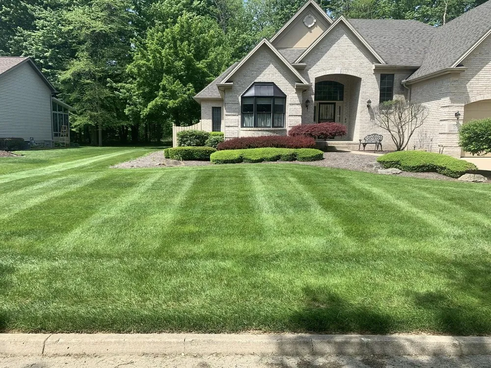 Professional landscaping services for residential properties in Cortland, OH by Freeman Landscaping and Snow Removal
