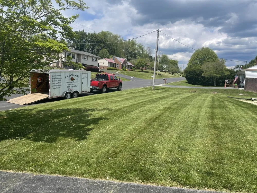 Trusted outdoor landscaping in Marion, VA - Freemans Mowing Service