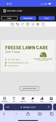 Freese Lawn Care Logo