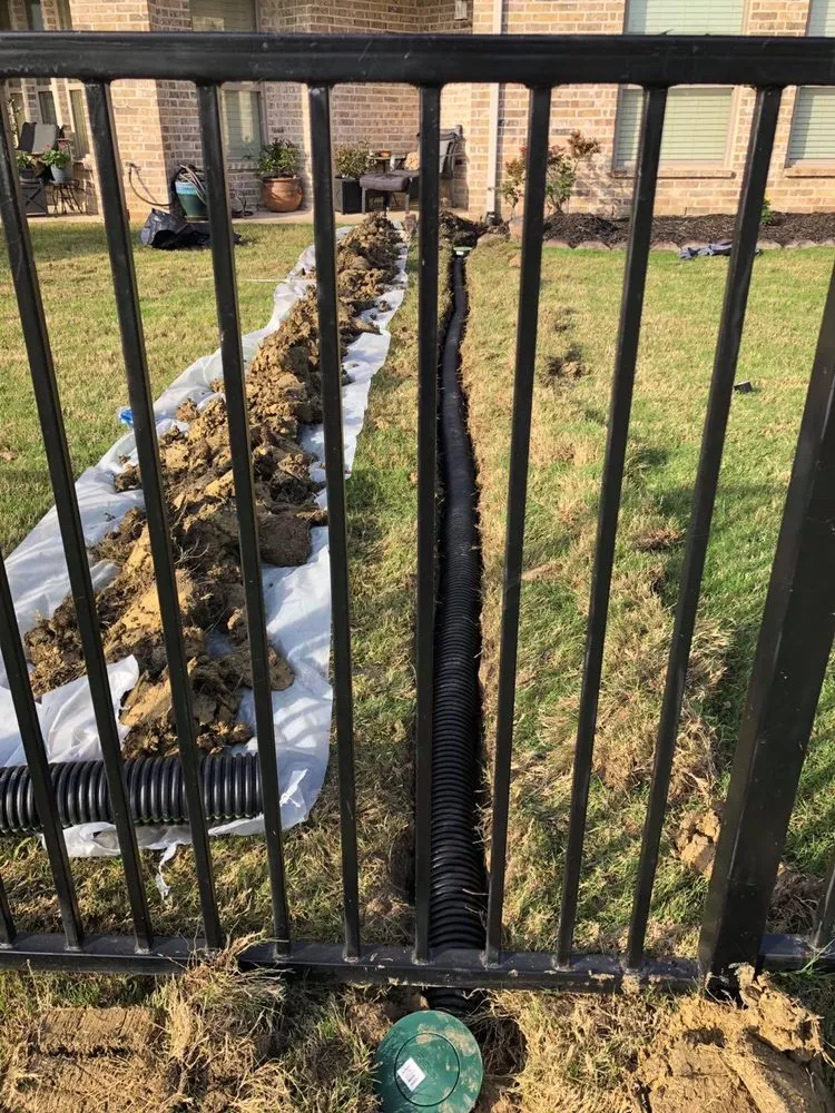 Top-rated residential landscaping in Frisco, TX by French Drainage System & Sprinkler Repair Services