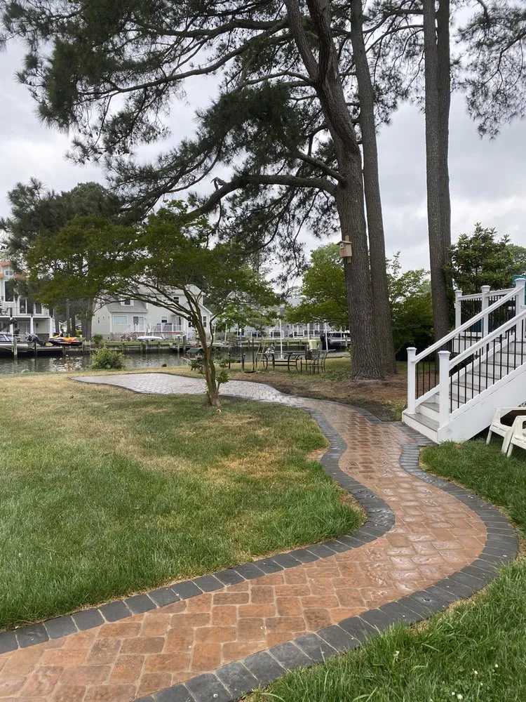 Expert garden landscaping with custom design in Marion Station, MD by Freni Hardscapes