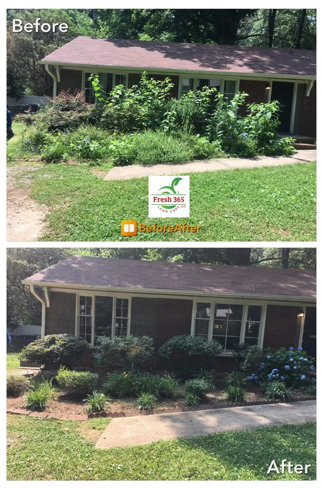 Professional landscape installation with custom design across Winston-Salem, NC - Fresh 365 Lawn Care