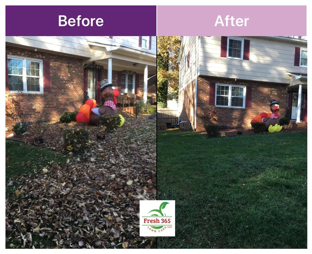 Professional yard maintenance near you in Winston-Salem, NC by Fresh 365 Lawn Care