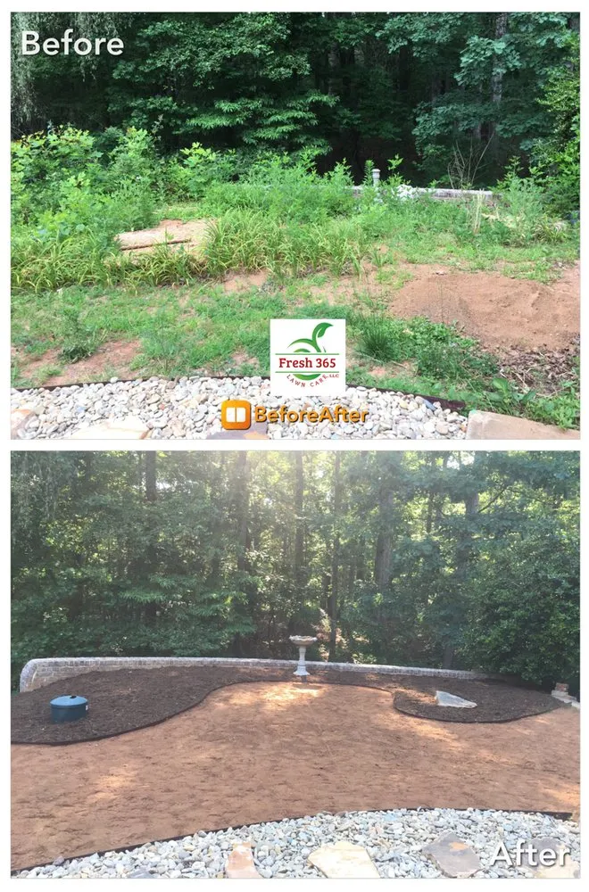 Professional yard maintenance in Winston-Salem, NC by Fresh 365 Lawn Care