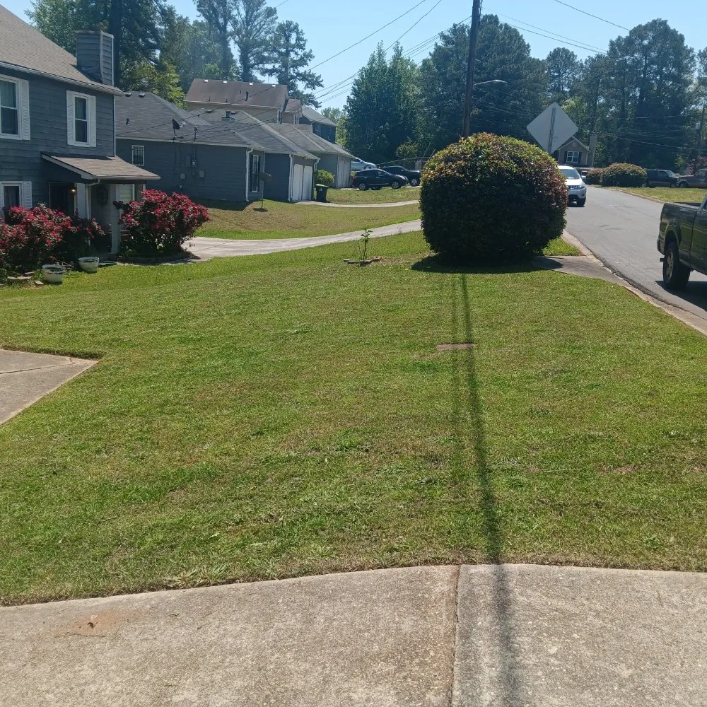 Professional outdoor landscaping in Jonesboro, GA by Fresh Cut and Hauling