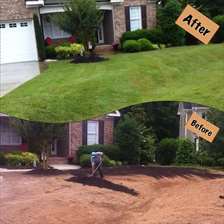 Custom landscape design in Clinton, NC by Fresh Cut Landscape