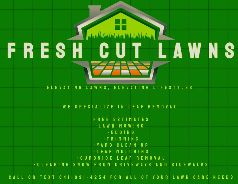 Professional yard cleanup service in Newton, IA by Fresh Cut Lawns